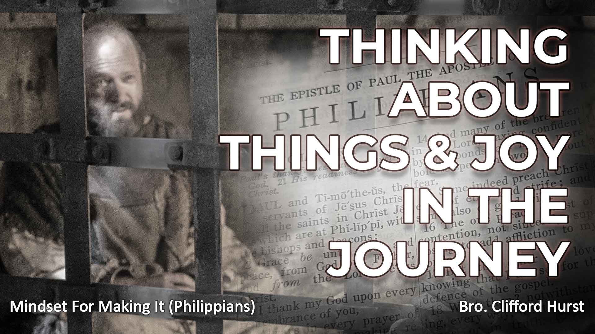 Thinking About Things & Joy In The Journey